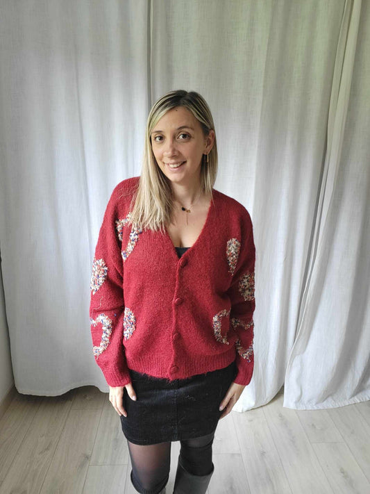 Gilet Bordeaux Céline