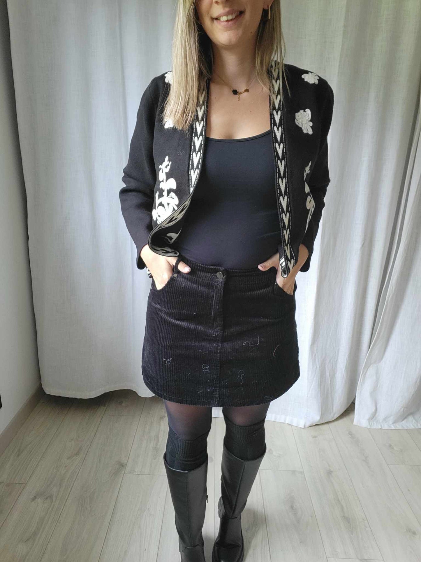 Jupe Velour Stéphanie
