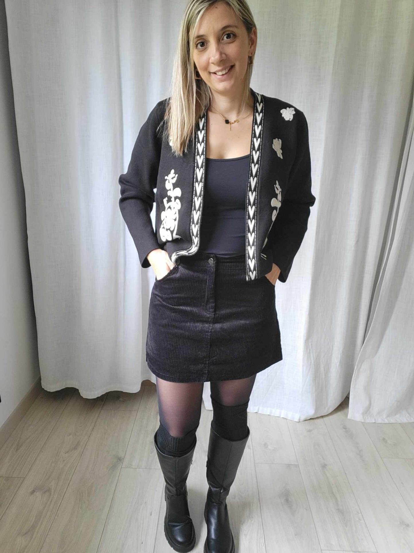 Jupe Velour Stéphanie