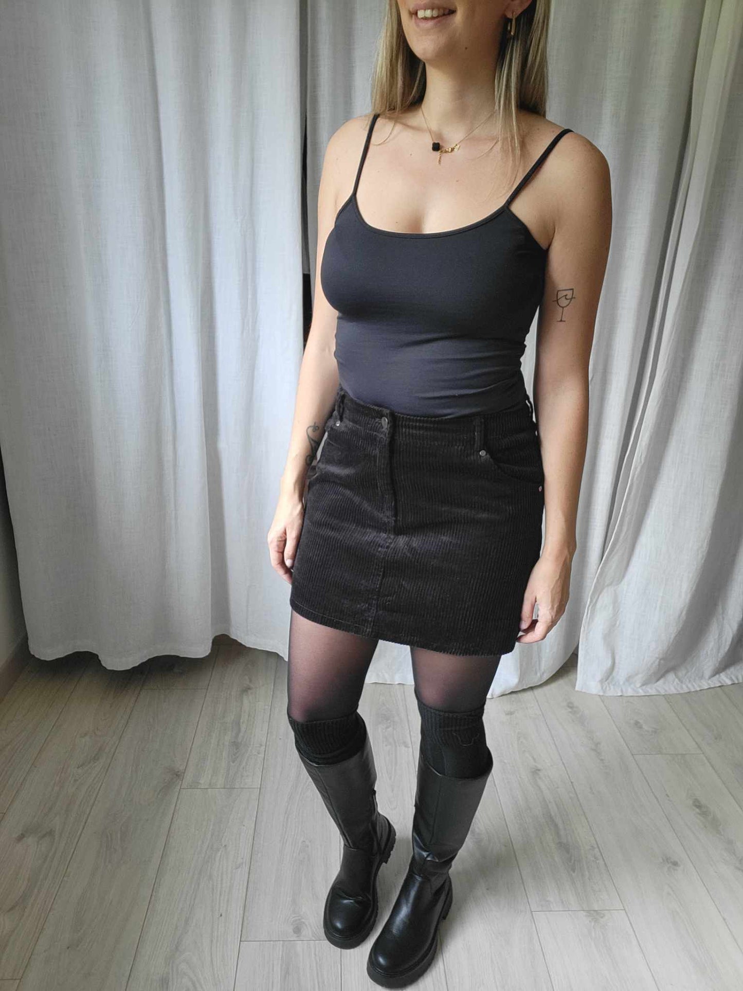 Jupe Velour Stéphanie