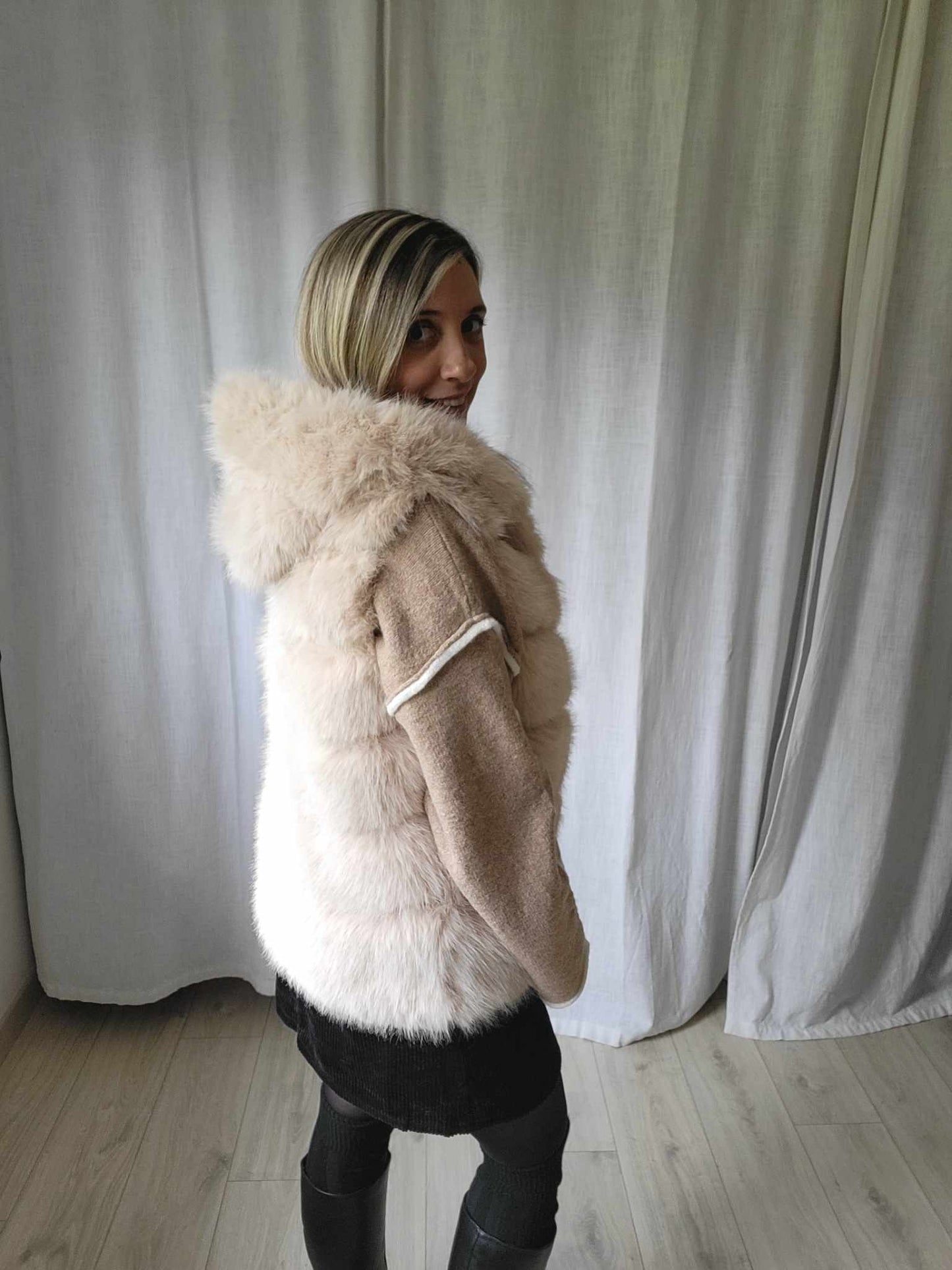 Veste Fourrure sans manches