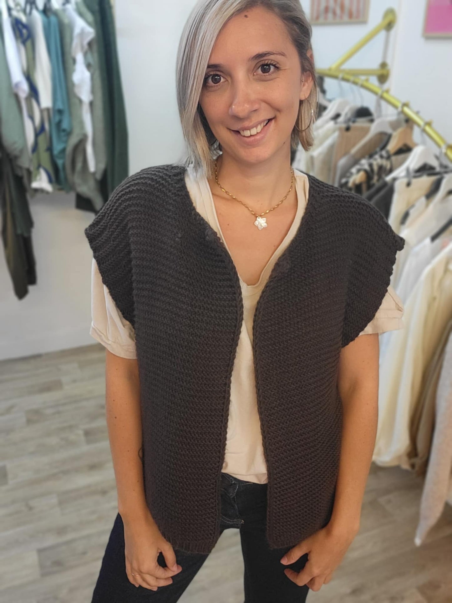 Gilet sans manches Lina