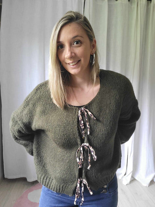 Pull à noeud Jade