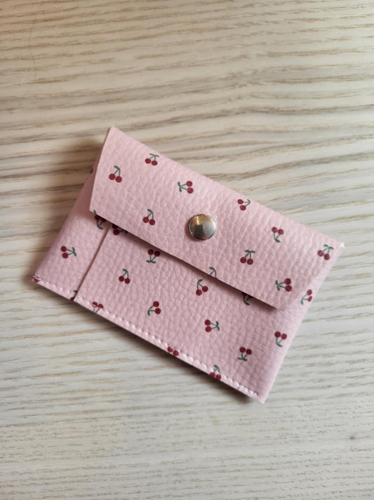 Porte Carte Cerise