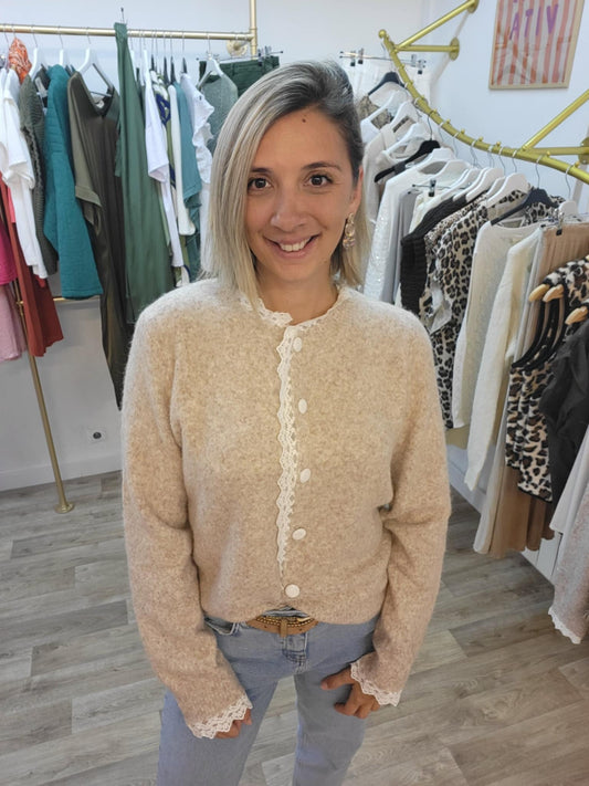 Gilet Dentelle