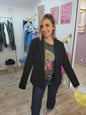 Blazer Noir Uni